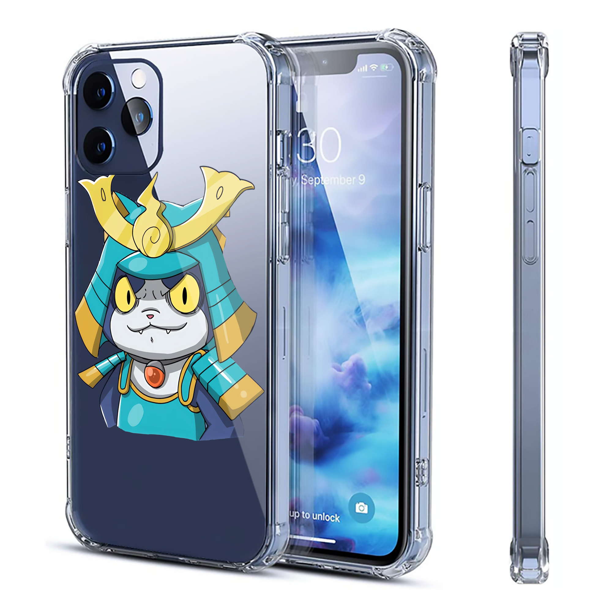 （画像用） 妖怪ウォッチ Yo-kai Watch 【iPhone 12シリーズ対応】透明スマホケース（クリアソフトケース）